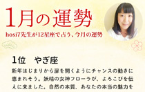 hosi7先生の12星座占い★1月の運勢